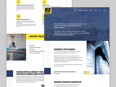 WK Bautreu | Website clean ui construction construction website ui uidesign webdesign webflow