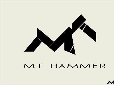 MT Hammer branding design logo vector