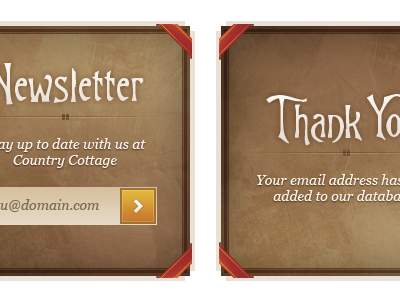 Newsletter Component