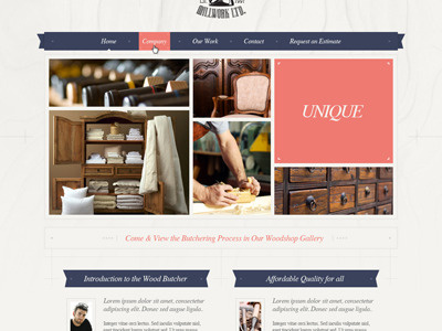 Homepage Layout