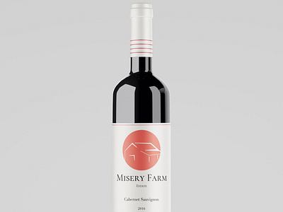 Misery Farm Wine Bottle Idea