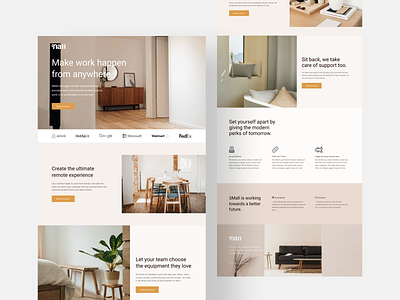 SMall - Website Concept Design design figma freebie management minimalistic trend ui uxui web design webdesign website