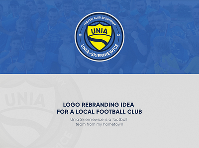 Football Logo rebranding idea branding design football logo logo rebrand rebranding trend