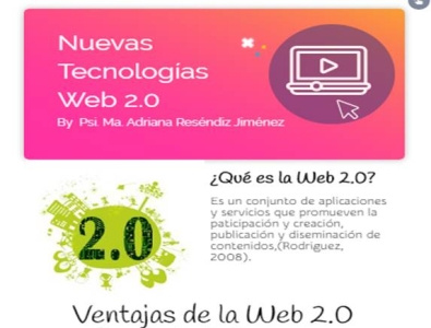 Infografía.-Nuevas tecnologías: Web 2.0 app