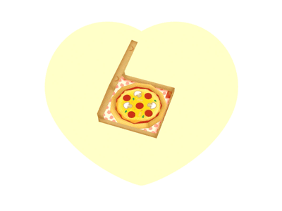 Pizza Behance 3d game illustration.animation.lowpoly maya videogame