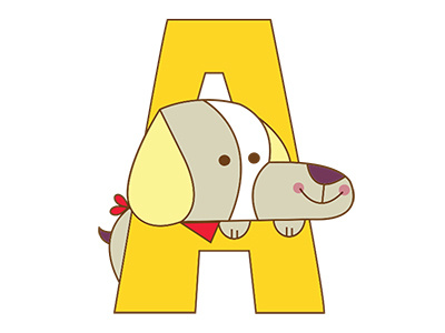 A dog alphabet 36daysoftype alfabeto alphabet dogs letters puppies type vectors