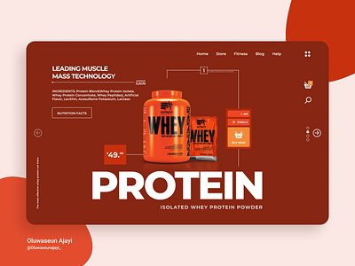WHEY REBOUND branding figma figmadesign graphics minimal minimal design protein ui design ux web webdesign whey workout