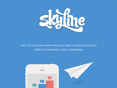 Skyline Logo + Landing Page