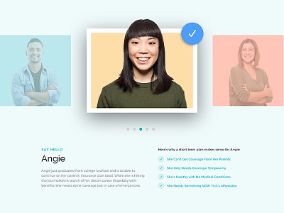 Persona Image Carousel carousel css animations css grid gallery personas ui ux