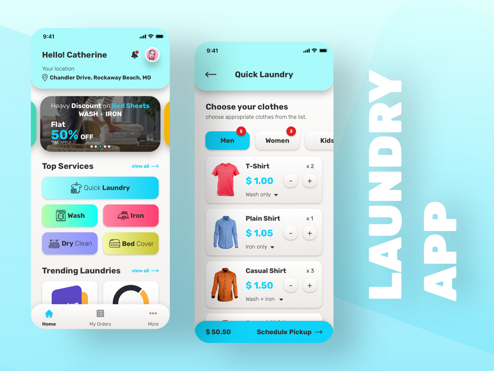 On Demand Laundry App Development by NectarBits Pvt Ltd on Dribbble
