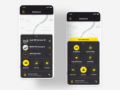 Car Wash App App Development Screen Ideas