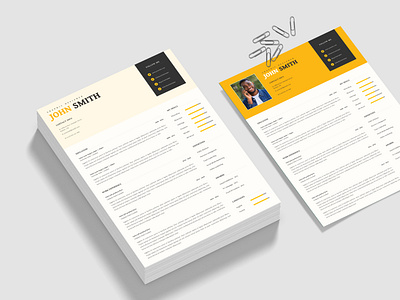 Modern CV Resume Template