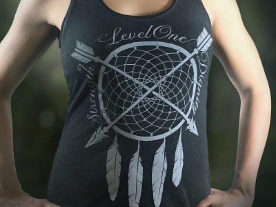 Dreamcatcher Black Final Product Shot arrow barbell dreamcatcher feather weightlifting