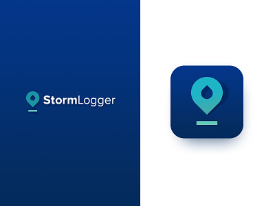 Stormlogger Unselected Logo logo rain storm