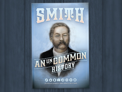 Final Smith Book Cover book cover history icons lettering portrait smith