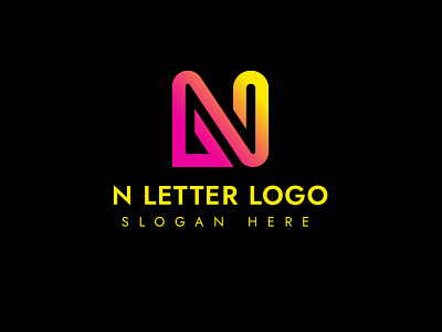 N letter logo branding creative design design logo minimal logo n letter logo new design new logo