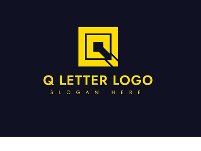 Q Letter Logo branding creative design logo minimal logo new design new logo q letter logo