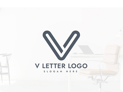 V letter logo branding creative design logo minimal logo new logo v letter logo