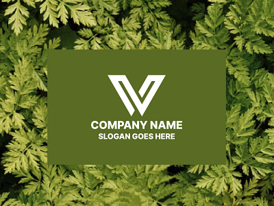 V letter logo branding creative design logo minimal logo new design v letter logo