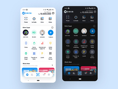 Redesign DANA App app design flat minimal redesign ui ux