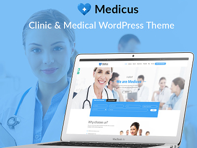 Medicus - Clinic & Medical WordPress Theme clinic dentist doctor health heathcare hospital medical medicine pharmacy