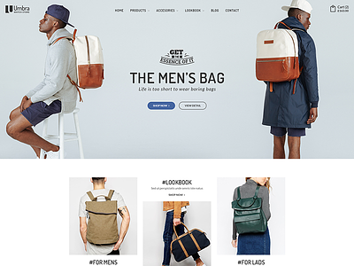 Umbra Bags accessories bags ecommerce fashion furniture interior multiconcept multipurpose multishop online shop shoes