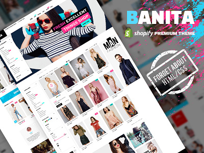 Banita - Shopify Theme cart design envato exclusive author fashion premium shop shopify theme themeforest ui ux