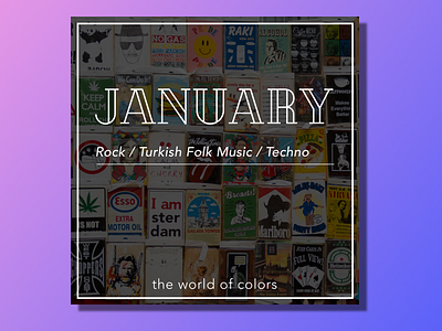 Spotify Playlist Cover | January 2018