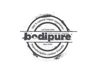Bodipure Logo Design animation brand design brand identity branding branding agency design design art logo ui vector