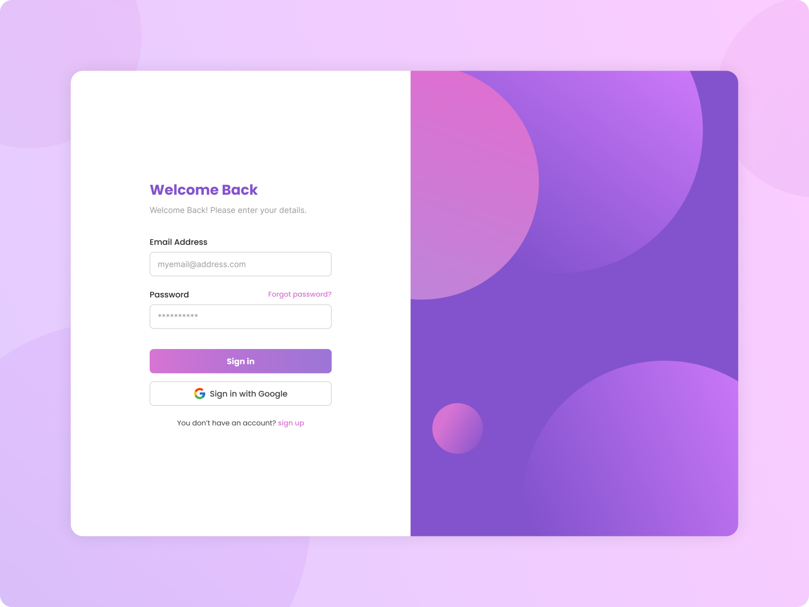 Login Page by Dhananjay Sharma on Dribbble