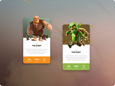 The Giant Warriors card cartoon character clean fun game ghost giant character halloween icon norse scary ui warrior weapon