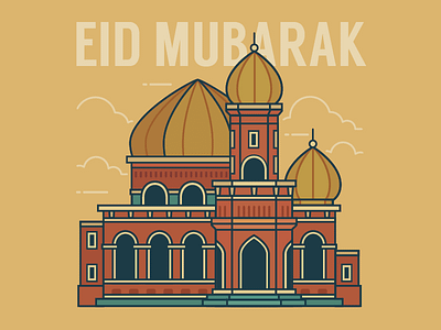 Eid Mubarak 1435H building eid mosque mubarak muslim