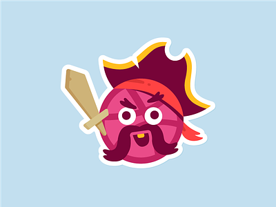 Aye Aye Captain ! character cute funny icon illustration pirates playground sword