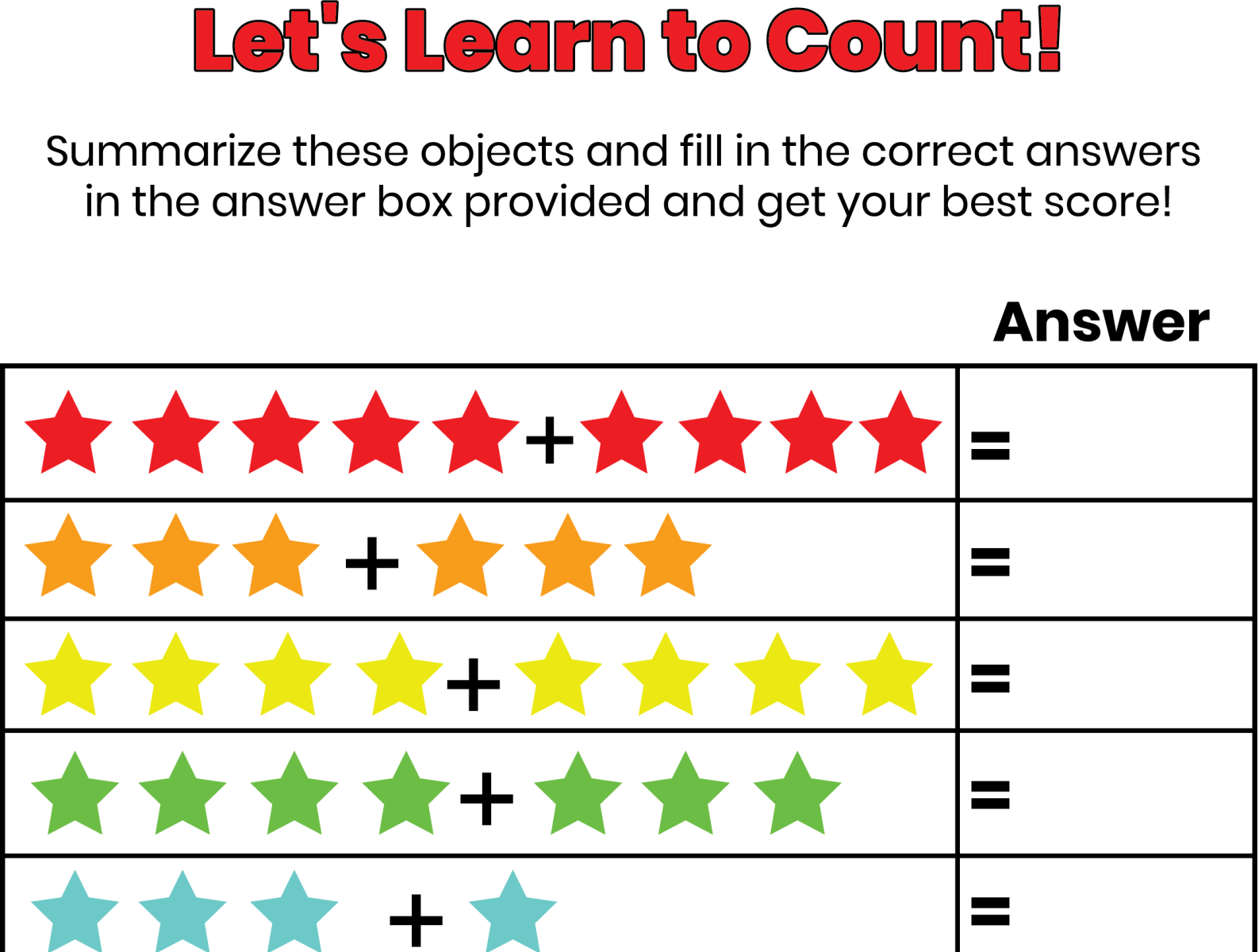 Let S Learn To Count By Sandra Setianingrum On Dribbble