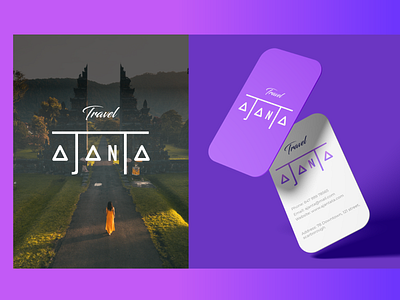 AJANTA Travel | Logo Design | Branding adventure brahmira branding design designer graphic graphic design illustration logo minimalist mordenlogo travel
