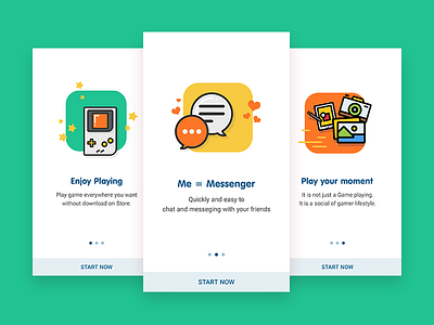 Zing Play - Onboarding Screen android game ios mobile app onboarding play ui ux