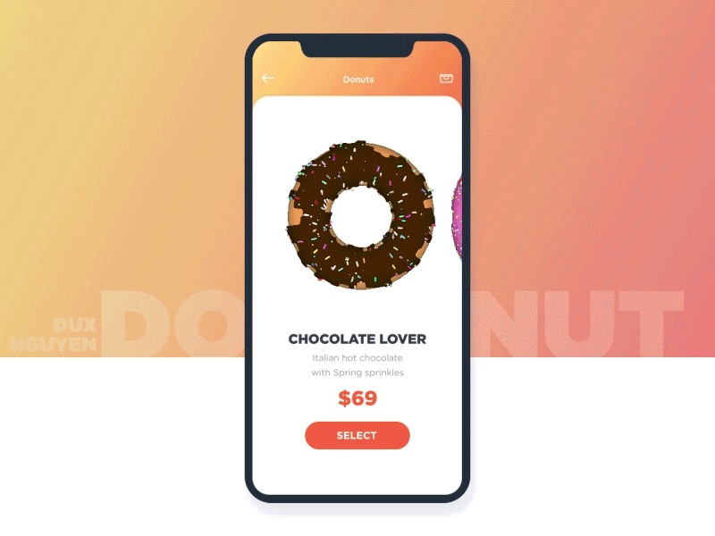 Donuts Order Interaction