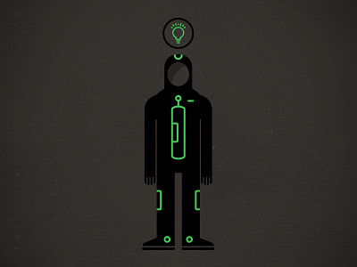 Artificial Intelligence - 2 ai droid future glow glow in the dark illustration robot technology vector