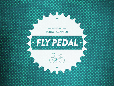 Fly Pedal badge version #085 badge flypedal illustration vector