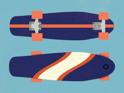 Cruise or Die cruise deck illustration longboard skate