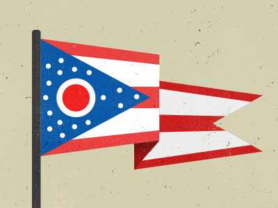 Ohio Flag flag illustration ohio