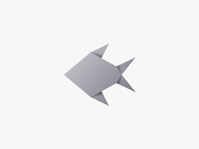 Fish design fish illustration origami vector