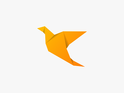 Bird bird design illustration origami vector