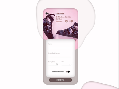 Daily Ui Challenge #002-Credit Card check out form