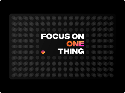 Focus Wallpaper dark elements gradient graphic design minimalism motivation typography wallpaper