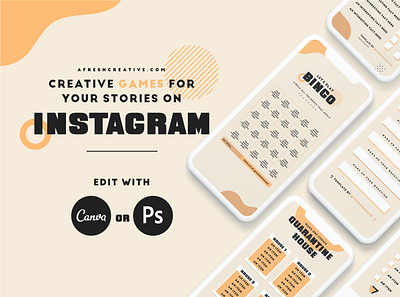 Instagram Story Games Template graphic design instagram instagram stories instagram template