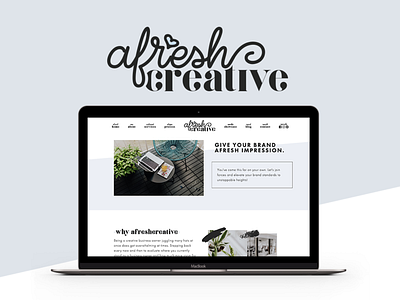 afresh creative branding web design