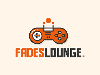 Fades Lounge branding illustration logo vector
