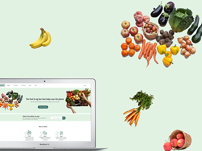 Oddbox Redesign branding food fooddelivery uxdesign uxresearch web websiteredesign