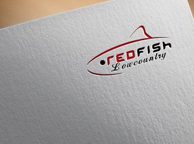 red fish beatuful design brand design brand identity branding design flat graphic design illustrator logo design vector